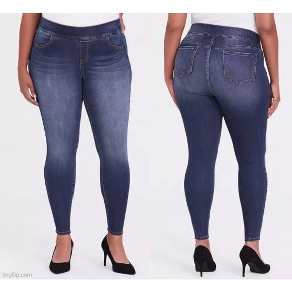 Torrid Women's 6 (Size 6X or 30) Skinny Fit Lean Jean Cropped Jeans Stretch - Picture 3 of 13